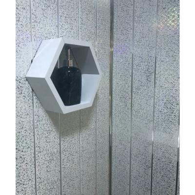 China Artistic Ceilings Composite Bathroom Panels Contemporary 3d PVC Wall Panel For Building Material 120*10mm Exterior Decorative Wall Panel for sale