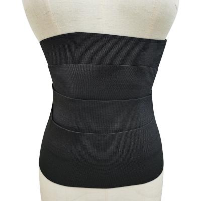 China Breathable Elastic Belly Stomach Wrap For Women Weight Loss Belly Wrap Waist Trainer Neoprene Belly Binding Waist Trainer for sale