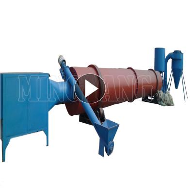 China Medicine Processing Agriculture Alfalfa Drier Leaves Drum Paddy Rotary Dryer For Charcoal Production Line for sale