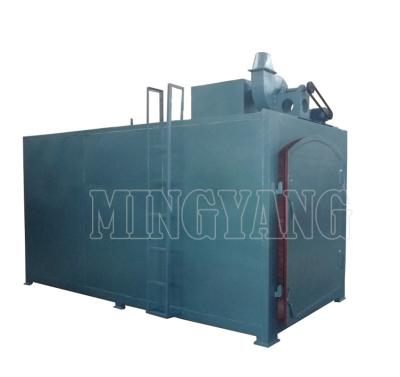 China 3CBM Square Type Sawdust Briquette Charcoal Machine / Wood Log Carbonized Furnace for sale