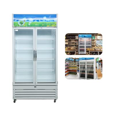 China Hot Selling Single-temperature Display Fridge Display Refrigerator Freezer Beverage Pepsi Cola Wine Fridge for sale