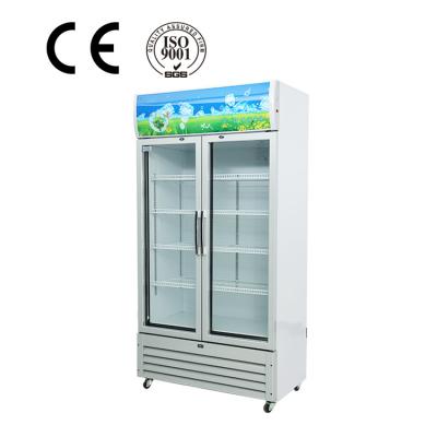 China Single-Temperature Wine and Beverage Coolers Stainless Steel Beverage Cooler Display Refrigerator 2~8 Temperature for sale