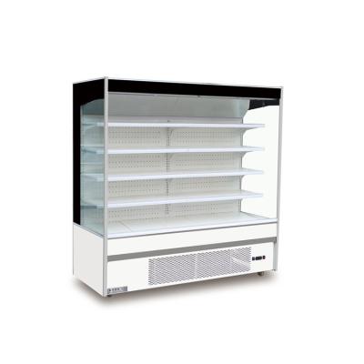 China Custom Supermarket Display Freezer Commercial Display Fridge Freezers Cooler for Fruits and Vegetables for sale