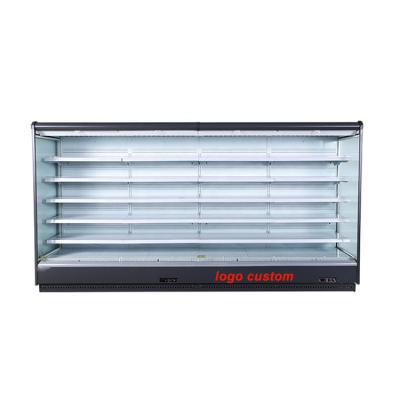 China Custom Made Supermarket Vertical Fridge Vertical Cooler Showcase Commercial for sale