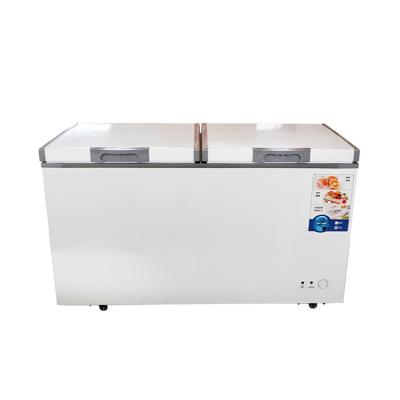 China Single-Temperature Deep Chest Freezer Commercial Top Open Horizontal Freezers Single Folding Door for sale