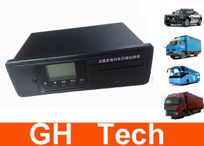 China RS232 / 485 Interface GPS Digital Tachograph , Black Vehicle Data Recorder for sale