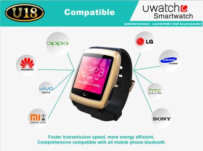 China Dual - core Andorid OS 4.4 GPS WIFI Bluetooth Smart Watch , wrist watch cell phone for sale