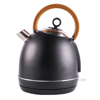 China 360 Degree Base Large Purple Stainless Steel Black Electric Rotating Coffee Heater Black Electric Coffee Heater 360 Degree Base Hot Water Cooker Pot Infusion Whistling Kettle with Keep Tea Hot for sale