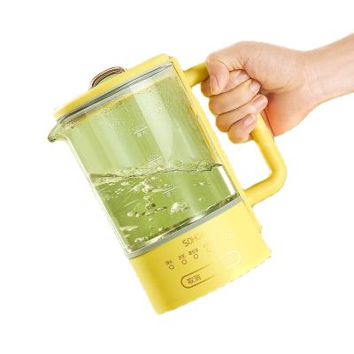 China 360 Degree Rotation Base 2020 Hot Selling Portable Multifunctional Glass Electric Tea Maker Kettle Health Pot for sale