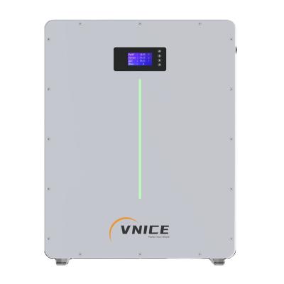 China Household Appliances VNICE Razzi 5K 51.2V100Ah Lithium Ion Battery LifePO4 Solid State Battery Powerwall for Home and Energy Storage System for sale