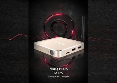 China MXQ plus Amlogic S912 Fernsehkasten Android 6,0 betrieb intelligenten Kasten Fernsehen4k zu verkaufen