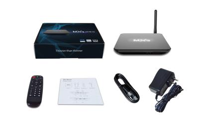 China Bluetooth Remote Control Amlogic S905X TV Box Penta Core Mali 450 GPU for sale