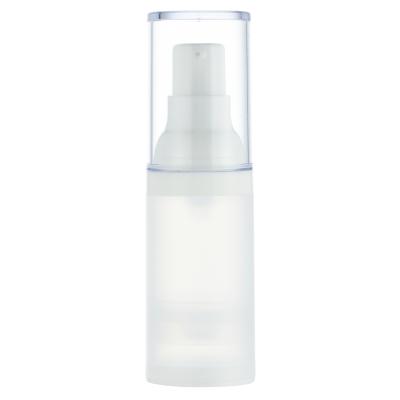 China Widely Used Can Be Customized 15ml 30ml 50ml Cosmetics Pump Bottle Airless Frosted Plastic Bottle for sale