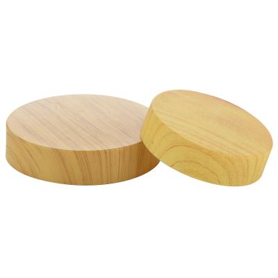 China 58/400 non-refillable recyclable bamboo lid, used for lid plastic screw cap in emulsion tank for sale