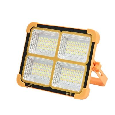 China Residential IP66 Portable and Rechargeable Solar Powered Flood Light With USB Emergency Lighting Mobile Multifunctional Solar Flood Light for sale