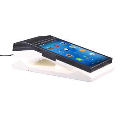 China 7 inch mini all in one tablet handheld shop pos terminal touch retail with printer zu verkaufen