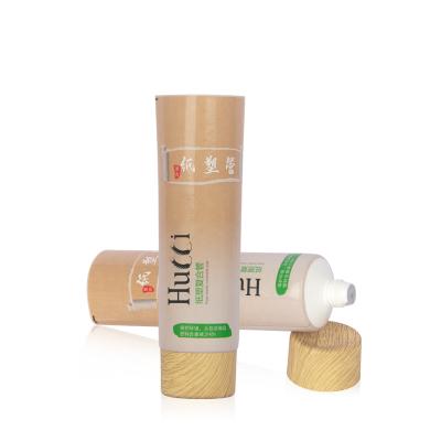 China 3-250ml Cosmetic Packaging Paper Lotion Eco-friendly Tube Customized Sustainable Recycled Plastic Tube Paper Cream Sugarcane Tube Packaging for sale