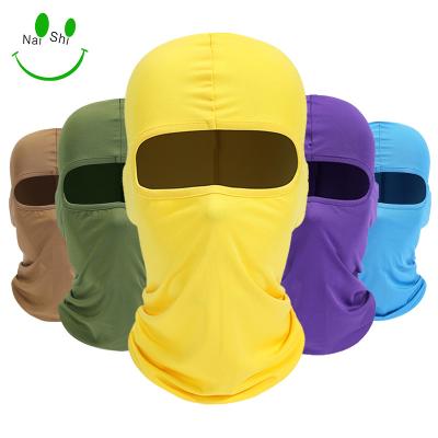 China COMMON Quick-Drying Summer Balaclava Outdoor Sports Pasamontanas Heating Setting Balaclava 1 Hole for sale