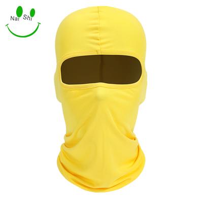 China In-stock JOINT Yellow Ski Masks For Motorcycle Popular Balaclava Ski Mask Plain Solid Colors for sale