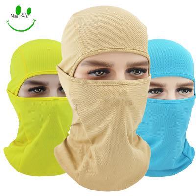 China POLY Polyester Balaclava 100% Silk Balaclava Ski Face Mask Hat For Ski Cycling Fishing for sale