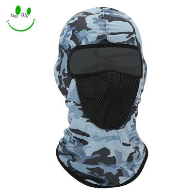 China Factory Promotional JOINT Wholesale Camouflage Silk Balaclava Mask Helmet Motorcycle Face Mask for sale