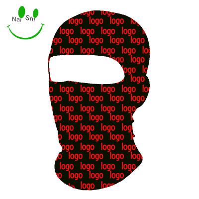 China Custom One Hole JOINT Motorcycling Balaclava Knit Printing All Over Sublimation for sale