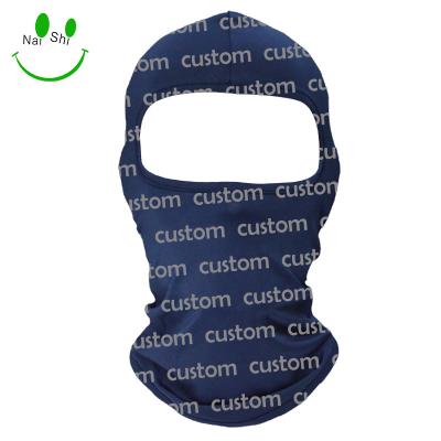 China COMMON Stretch Solid Colors Ski Mask Motorcycle China Face Balaclava 1 Hole Polyester Balaclava for sale