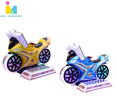 China Attractive appearance kids ride on coin operated motorcycle game racing car games machine motorcycle kiddie ride for sale for sale