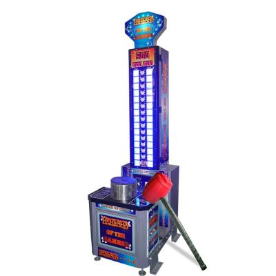 China Material AMA Most Attractive Hammer King Hitting Game Machine Coin Amusement Game Machine For Sale Coin Pusher Sports Game 1 Player for sale