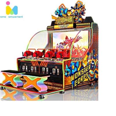 China Indoor Outdoor Playground Amusement Indoor Monsters Arcade Ball Shooting Ticket Redemption Game Machine Premium Equipment For Amusement Park for sale