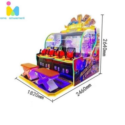 China New Design Amusement Playground Equipment 4 Players Indoor Outdoor Indoor Ball Amusement Playground Simulator Game Shooting Machine for sale