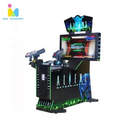 China Indoor Outdoor Amusement Arcade Game Most Popular 42 Inch Alien Playground Shooting Machine Shooting Game For Adults Video Game for sale