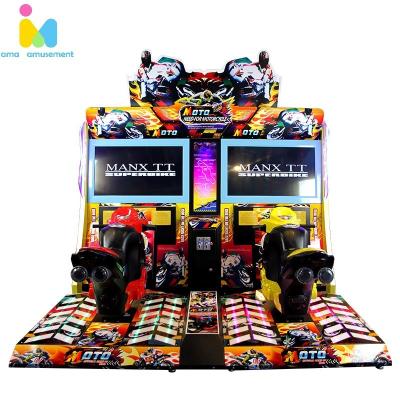 China Indoor Outdoor Playground Amusement TT Manx Motor Racing Arcade Arcade Games Car Racing Machine For Sale for sale