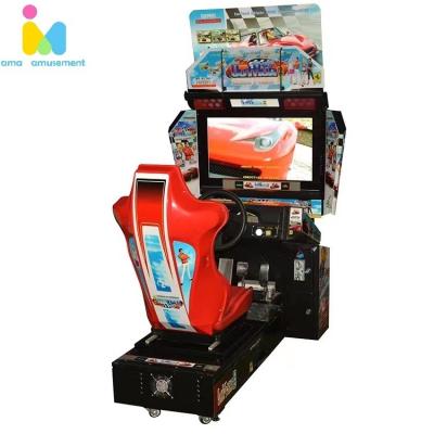 China Latest Design Amusement Indoor Outdoor Playground Simulator Coin Operated Video Driving Arcade Race Car Game Machine for sale