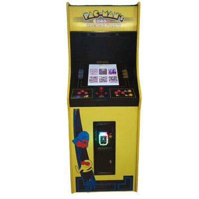 China Metal+acrylic+plastic coin operated video game cabinet classic arcade machine pacman upright wooden arcade games machine for sale