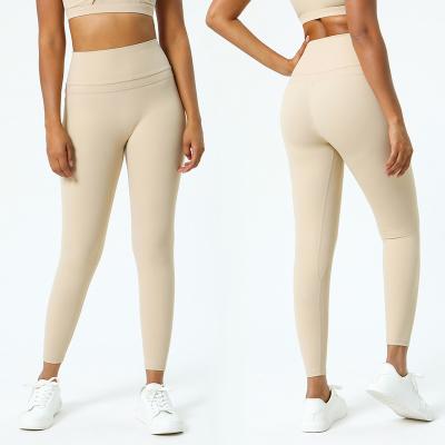 China Breathable Women 4 Way Stretch High Waist Yoga Leggings Running Sport Gym Wear Women Yoga Leggings Workout Yoga Pants Inner Pockets for sale