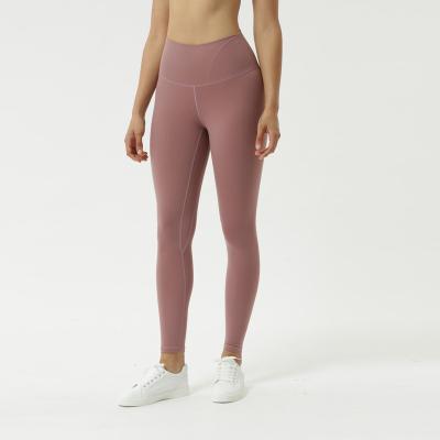 China High waisted women's gym ladies fitness sports yoga breathable leggings wear butt yoga pants crack! crack! for sale