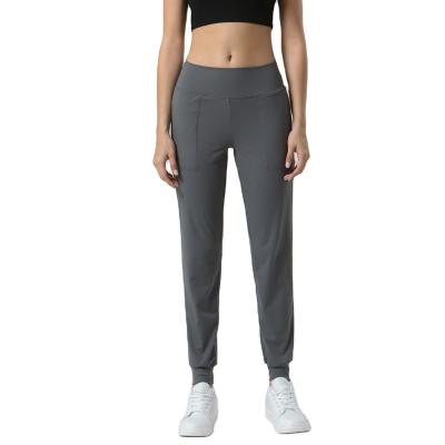 China Logo High Quality Workout Wholesale Custom Made Breathable Sweat Dry Comfortable Fitness Jogging Pants For Women for sale