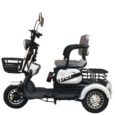 China Low Price China Carbon Steel Bicycle Electric Tricycle Three Wheel Electric Tricycles for sale