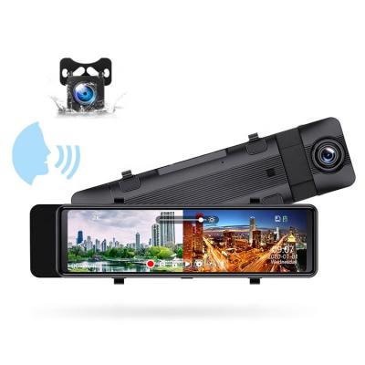 China Waterproof Maustor 2K 10.88 Inch 3D Voice Control Dashcam Rear Car Camera 360 Car for sale