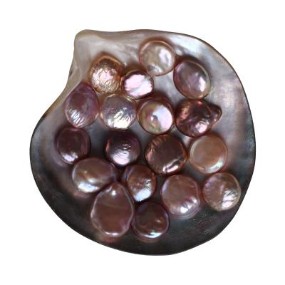 China Freshwater Pearl AA+ Grade 13~15mm Coin Shape Baroque Loose Pearl Natural Freshwater Pearl for sale