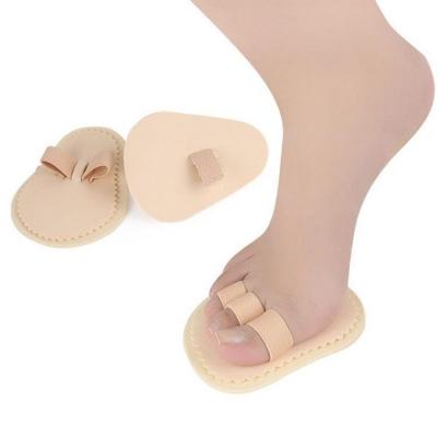 China Correction Toe Separator Toe Straightener Pad Hallux Valgus Toe Care Hammer Toe Holes Silicone Gel Foot for sale