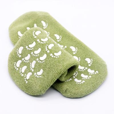 China Anti-Slip Foot Spa Gel Socks With Moisturizing And Skin Care Socks for sale