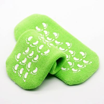 China Relax Hot Selling Moisturizing Cotton Gel Socks Silicon Gel Socks Spa Gel Socks for sale