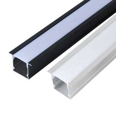 China Decorations Black Extrusion Aluminium Profile Led Strip Light Ceiling Light Bar Lighting  Aluminium Profile for sale