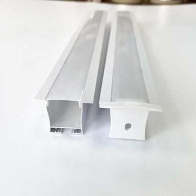 China Aluminum Alloy OEM Custom LED Aluminum Extrusion Profile For Strip Lights U-Shape Aluminum Profile Extrusion Track for sale