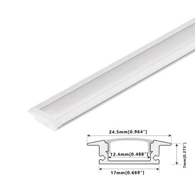 China Decorations Hot Sale Super Slim  Recessed  Extrusion Linear Channel LED Strip Light Aluminium Profiles for sale