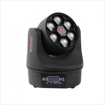 China Hot Selling Easy Installation 6pcs Led Beam Moving Head Shaking Bee Eye Lights Transparent Luminous DJ Nightclub Western for sale