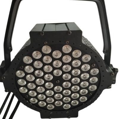 China Hot sale hotel new products 54x3w led rgbw color dj dmx stage light led par 54x3w silent rgbw led stage light for stage light for sale