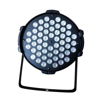 China Hot sale theme park 54x3w led stage lamps with rgb3in1 color fan effect led par stage lightings for sale